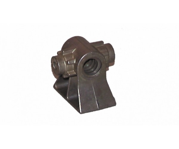 Bøsning til støtteben metal 12 mm