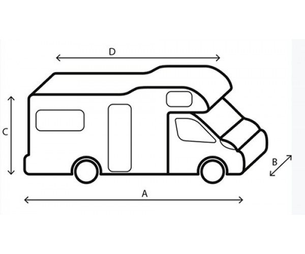 Camper cover til vinter og sommerbeskyttelse