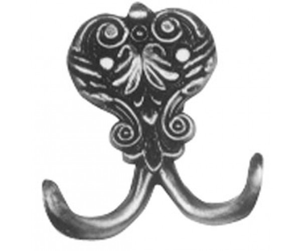 Knage, antik messing. Højde: 6,5 cm.