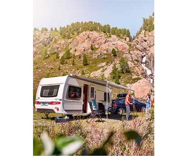Markise | Thule 6300 Mystic Grey 12V L400 x D250 hvid