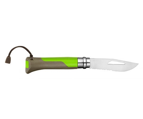 Opinel N°08 OUTDOOR Grøn