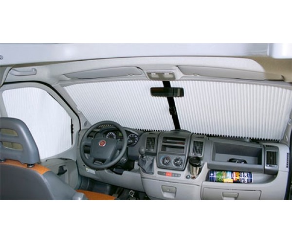 Remis forrudeplissegardin uden sensor til Fiat 2006-2014, beige