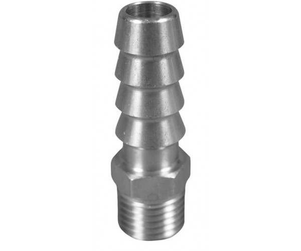 Slangestuds uden omløber, 10 mm