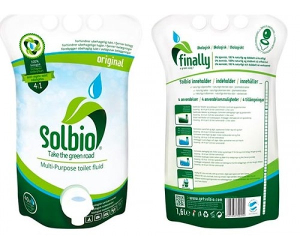 Toiletvæske Solbio 1,6L – 40 doseringer.