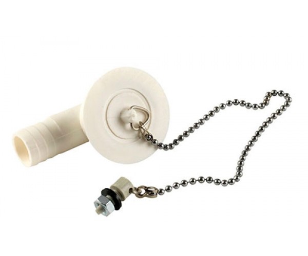 Vinkelafløbsstuds 19 mm