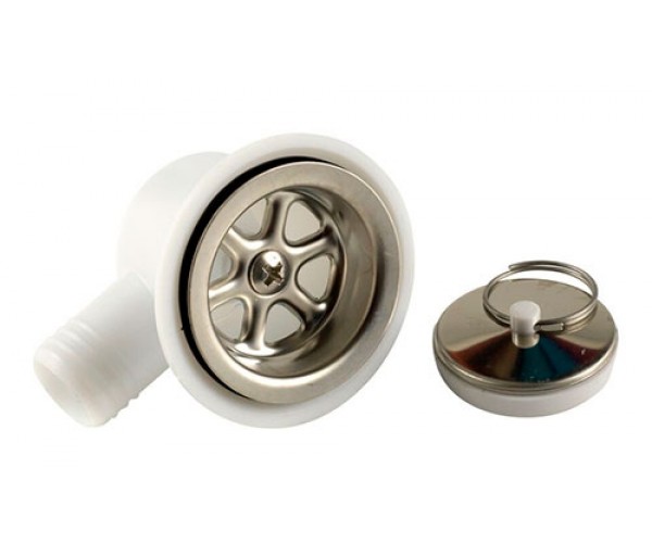 Vinkelafløbsstuds "Smev" 20 mm.