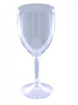 Hvidvinsglas af polycarbonat