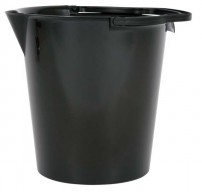 Sort 10 liters spand 