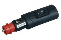 Vinkelstik med kontakt 8 A 12 V / 24 V