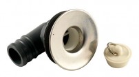 Afløbsstuds 19 mm vinkel
