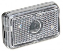 Frontlygte hvid 74 x 45 mm 