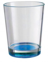 Drikkeglas med farvet bund