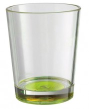Drikkeglas med farvet bund