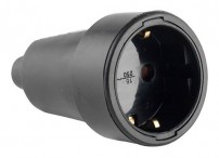 Hunstik 230 V Schuko PVC
