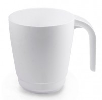 Kaffekrus i hvid - 30 cl