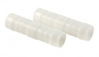 Plastsamler lige 19 mm 2 stk.