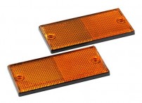 Skruerefleks orange 2 stk