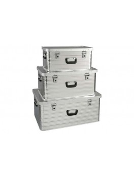 Toronto aluminiumsbokse med låg, sæt, M+XL+XXL 