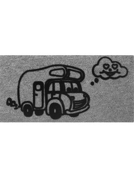 Dørmåtte med Camper Can motiv - mellemstor