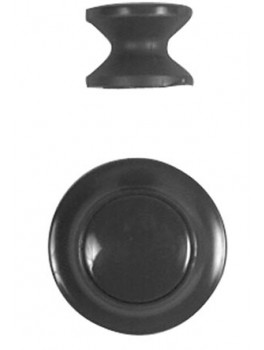 Indvendigt / udvendigt greb med roset, brunt