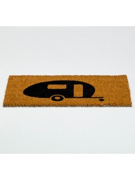 dørmåtte med campingvognsmotiv
