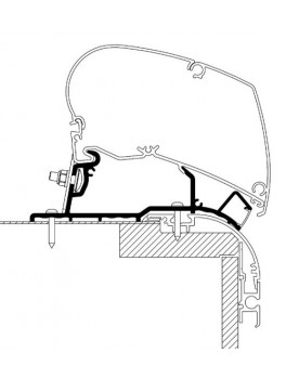 Monteringsskinne | Caravan Roof Top Adapter