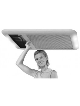 Seitz vippetagluge Heki 2 De Luxe med belysning, cremehvid