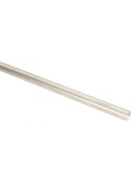 Skydedørsskinne aluminium - 3,50 m