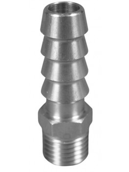 Slangestuds uden omløber, 12 mm