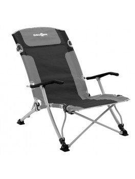 Strandstol Bula XL sort/grå