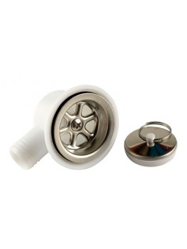 Vinkelafløbsstuds "Smev" 20 mm.