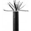 13-ledet PVC kabel, type AUPFK, 3 x 2,5 mm2 + 10 x 1,5 mm2, sort.