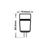 Verbatim LED kapsel, G4 fatning, 2,5 W